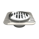 80mm Round Megaflex Stick Down Floor Waste